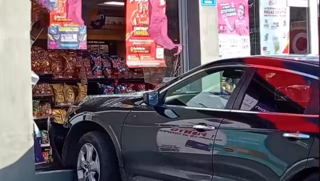 La mujer quedó en crisis nerviosa luego del accidente