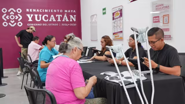 Se suspende atención en módulos de control vehicular por lluvias.