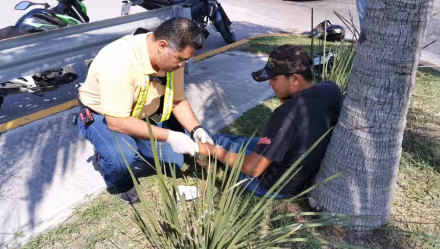 Los involucrados decidieron dialogar y llegaron a un acuerdo en el sitio