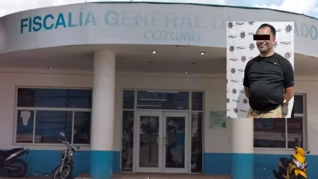 El hombre no mostró resistencia durante su detención y traslado a la FGE