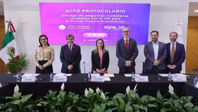 El INE recibió un total de 24 mil preguntas de parte del público para el Primer Debate Presidencial