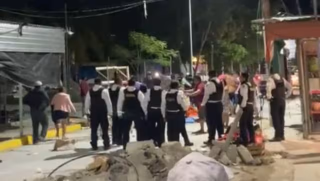 La riña tuvo saldo de un policía lesionado