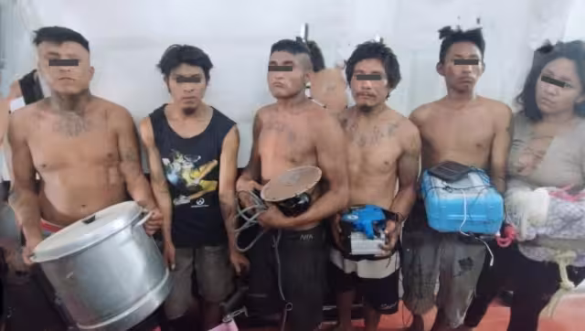 Los detenidos en Umán llevaban una hamaca, herramientas, una bocina, un estéreo, una bicicleta y utensilios del hogar.