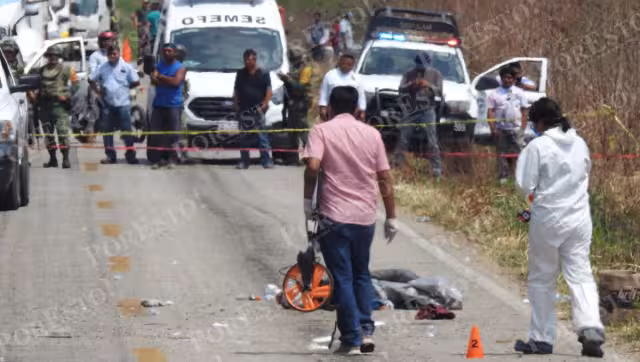 Paramédicos del SAMU y Cruz Roja Mexicana asistieron a los lesionados