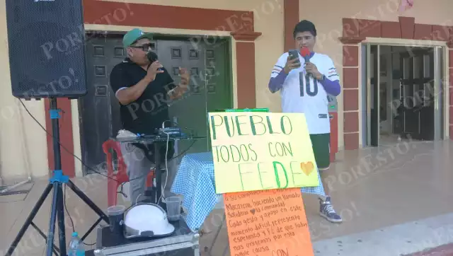 Ciudadanos de Escárcega se solidarizan tras la muerte del menor Federico en un accidente aéreo en Texas.