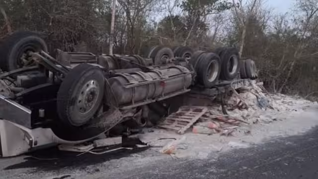 Ambos lesionados fueron trasladados al hospital O'Horán en Mérida