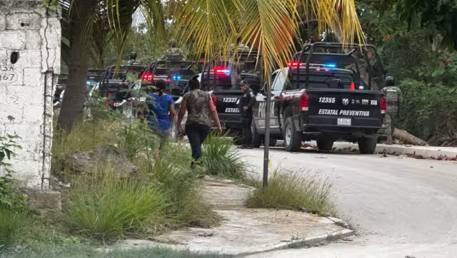 La escalofriante escena fue la plena luz del día.