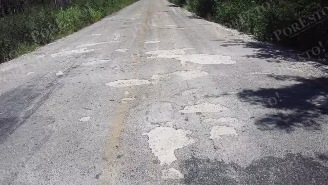 Camino en mal estado afecta a Rancho Sosa y zona arqueológica de Santa Rosa Xtampak