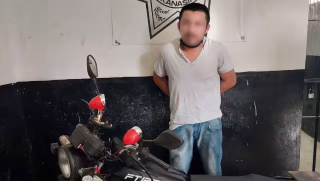 El hombre intentó darse a la fuga, pero fue detenido