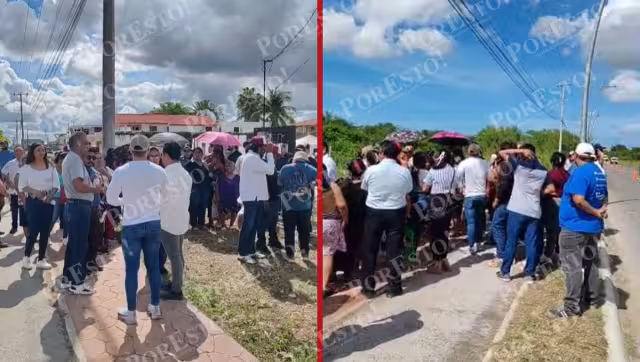 Campechanos reciben a la presidenta Claudia Sheinbaum en arranque del Acuaférico
