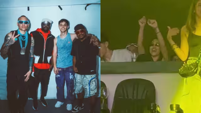 Danna Paola fue captada entre la audiencia del concierto de Black Eyed Peas en Mérida