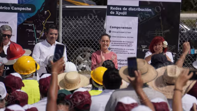 Claudia Sheinbaum dio el banderazo al proyecto Agua para Campeche, con inversión de 1,380 mdp.