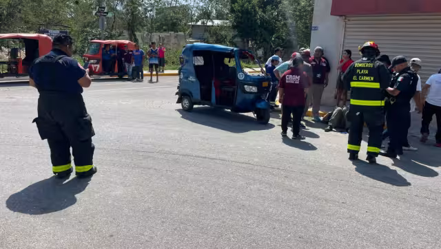 Automovilistas reportaron el percance que se suscitó entre las callesGuaya y Toronja