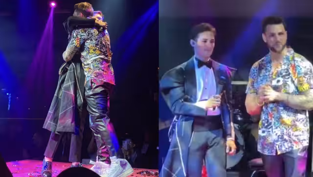 Un momento especial se vivió entre Emilio y Nicola. Foto: Especial