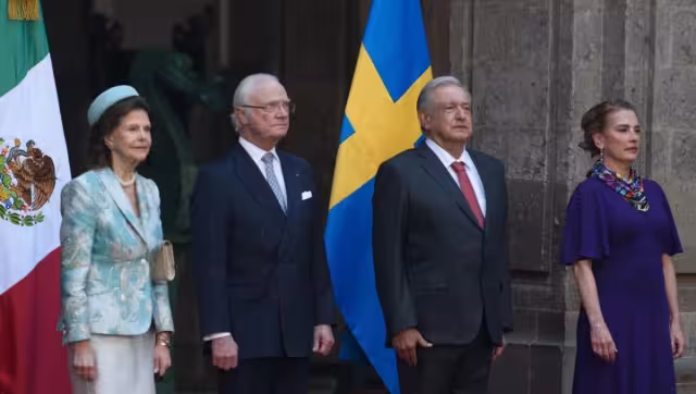 En su visita a México, los reyes de Suecia fueron recibidos este martes en Palacio Nacional por el Presidente Andrés Manuel López Obrador y su esposa, Beatriz Gutiérrez Müller