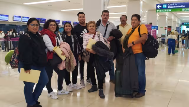 Todos van muy emocionados y contentos