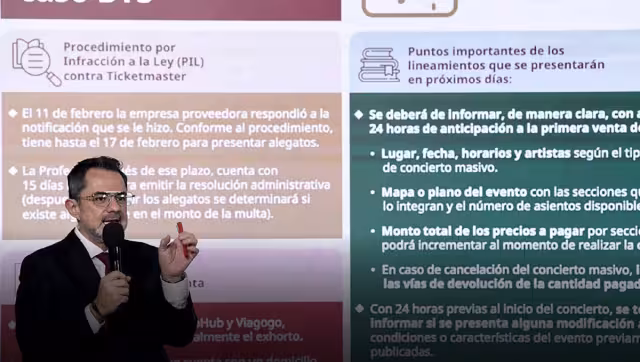Profeco comparte nuevos lineamientos para venta de boletos de eventos masivos.