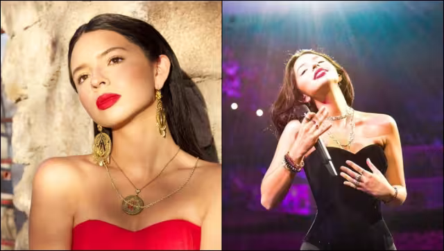 En cada una de sus presentaciones, Ángela Aguilar luce impactante con sus atuendos, los cuales son realizados por el exitoso diseñador michoacano, Diego Medel