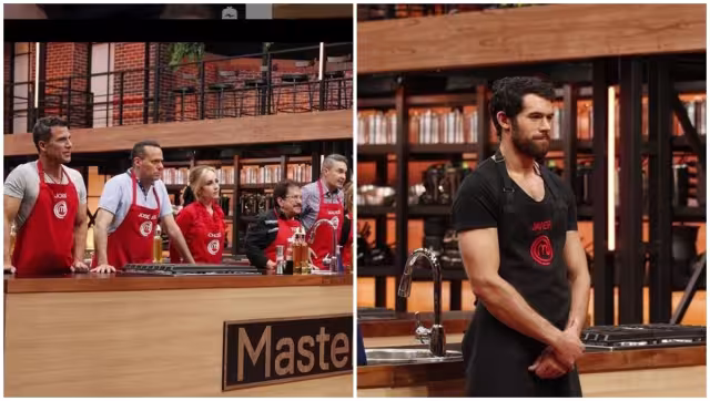 Javier Vázquez (derecha) se convirtió en el primer expulsado de MasterChef Celebrity México. Foto: Instagram @masterchefmx