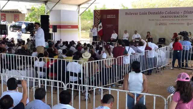 AMLO envía mensaje por las obras inauguradas en Cancún