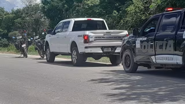 Tanto la camioneta como el conductor fueron trasladados a la Vicefiscalía