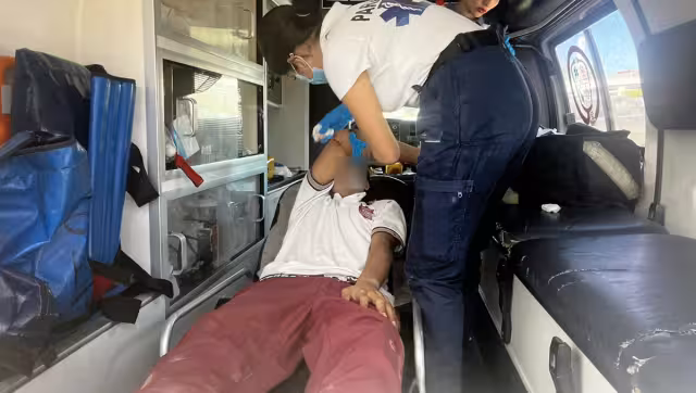 El conductor del vehículo aseguró que no vio al joven hasta que éste golpeó contra el parabrisas