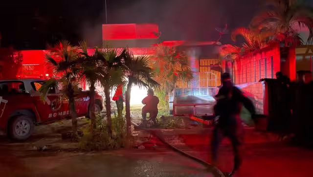 os vecinos alertaron a las autoridades y bomberos