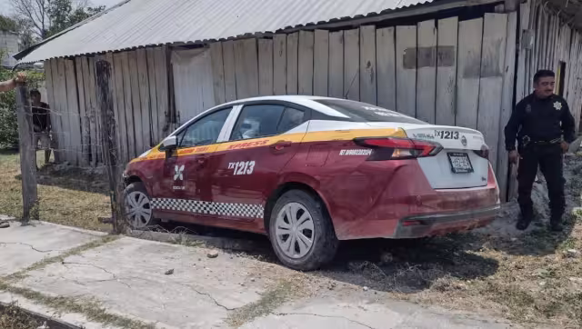 el taxista fue detenido y puesto a disposición del Ministerio Público