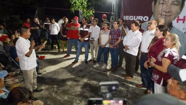 En su mensaje, Díaz Mena agradeció las muestras de apoyo de los militantes y simpatizantes de Oncán