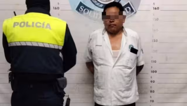 El chafirete inicialmente fue detenido por una falta al reglamento de Tránsito. 

