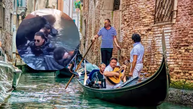 Al menos 5 turistas de origen asiático terminaron en el agua