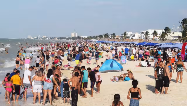 Se estima que arribaron más de un millón de personas en tan sólo 15 días