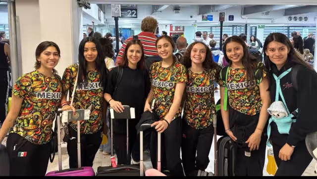 Las gimnastas llegaron ahí para entrenar previo a los Juegos Panamericanos de Chile