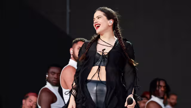 Rosalía estuvo en la CDMX para un evento del gobierno. Foto: Especial