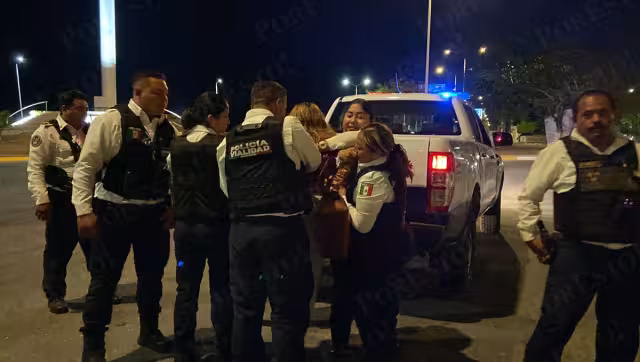 La mujer fue asegurada y remitida de manera administrativa a los separos de la ciudad