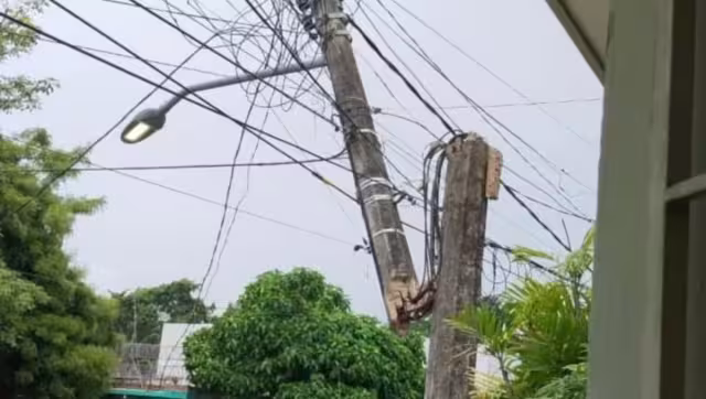 El poste es un riesgo para vecinos de la colonia Centro de Chetumal