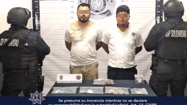 Los hombres fueron detenidos a bordo de un vehículo habilitado como taxi