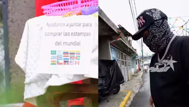 Niños que vendían juguetes para comprar su álbum del mundial, fueron sorprendidos por mexicano que les regaló estampas: VIDEO