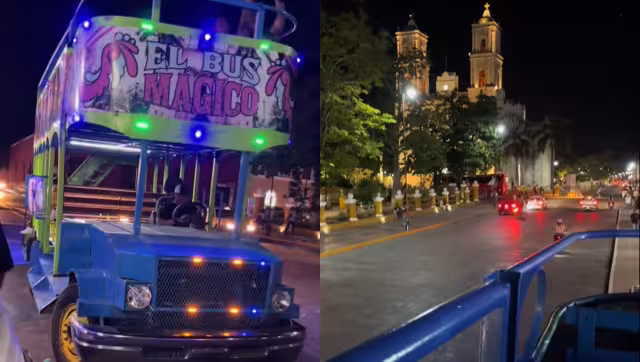 El tiktoker declaró que a bordo del "Bus Fiesta" le ofrecieron un recorrido turístico en Valladolid