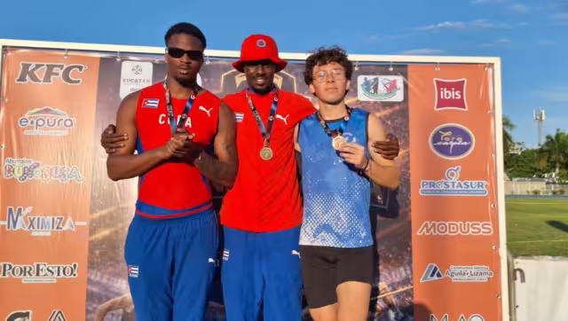 El equipo cubano domina la pista del Salvador Alvarado en la Copa Titanes de Mérida