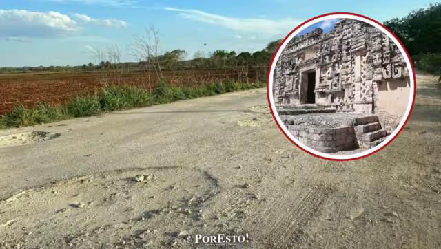 Vecinos denuncian abandono de acceso a Hochob; ocho años sin mantenimiento