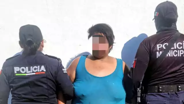 La mujer fue trasladada a la cárcel municipal de Progreso