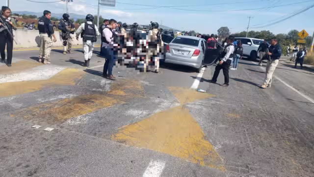 Cuatro sicarios fueron abatidos en el lugar