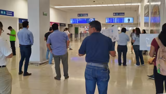 Este jueves, por la mañana, se espera la llegada de doce vuelos, cinco de la capital del país
