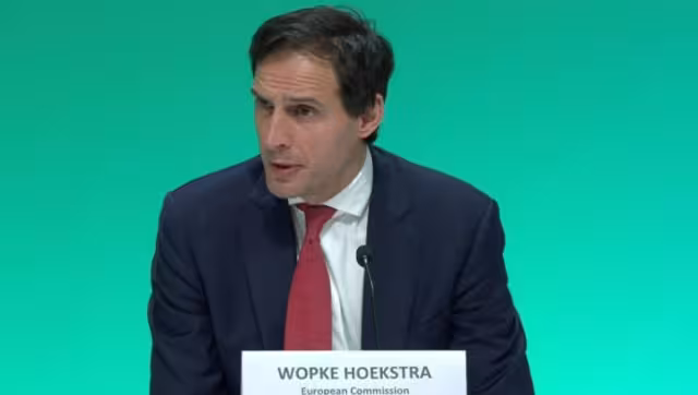 Wopke Hoekstra, Comisario de la Unión Europea, pidió que la COP28 sea el principio del fin de los combustibles fósiles