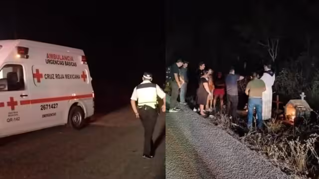 Cabe recordar que el accidente se registró  altura del kilómetro 108 de la carretera federal 307, Reforma Agraria - Puerto Juárez,