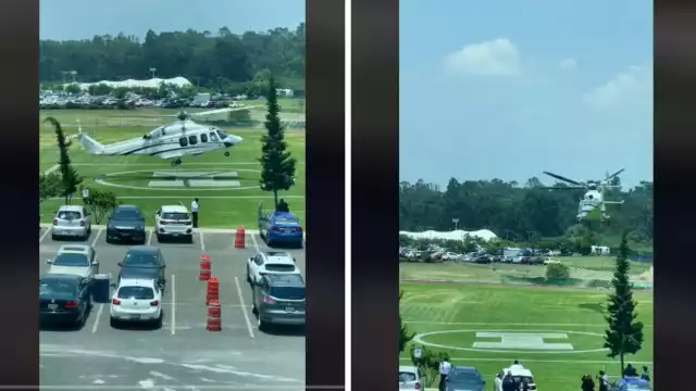 El video lo grabó un joven a bordo de un Porsche