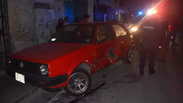El accidente se registró justo en el cruzamiento con la calle 98  y 96