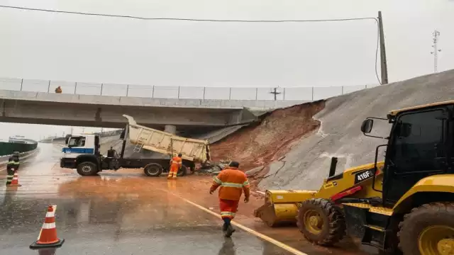 El presidente de Brasil inauguró la ampliación de entronque vial en la localidad de Pelotas, al sur del país