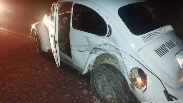 El conductor de la combi se dio a la fuga